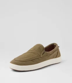 COLORADO Sneakers|Casuals-Nezar Taupe Washed Canvas Sneakers