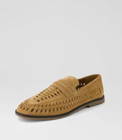 UNCUT Casuals-Nile Chestnut Suede Lace Up Flats