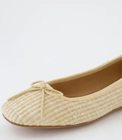 Women DIANA FERRARI Flats-Niver Natural Woven Flat Shoes