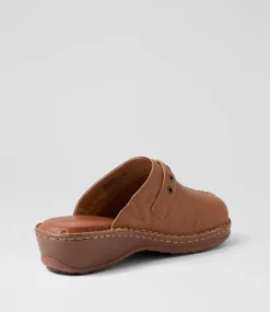 Women COLORADO Comfort|Heels-Nola Tan Leather Heels