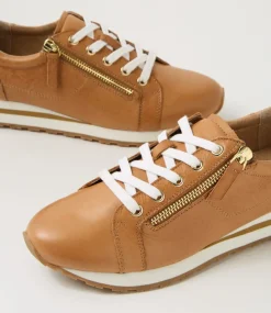 Women SUPERSOFT Comfort|Sneakers-Octavie Dark Tan Leather Sneakers