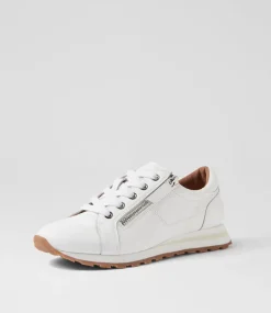 Women SUPERSOFT Comfort|Sneakers-Octavie White Leather Sneakers