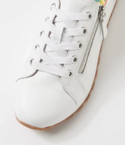 Women SUPERSOFT Comfort|Sneakers-Octavie White Leather Sneakers