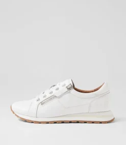 Women SUPERSOFT Comfort|Sneakers-Octavie White Leather Sneakers