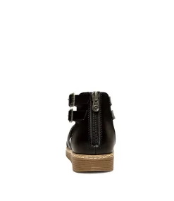 Women BLOWFISH Wedges|Flats-OHIO BLACK SMOOTH