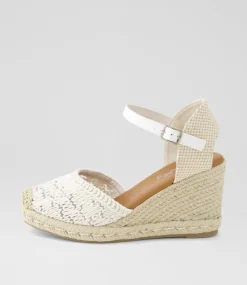 Women I LOVE BILLY Espadrilles|Heels-Olarn Natural Multi Heels