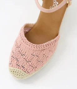 Women I LOVE BILLY Espadrilles|Heels-Olarn Pale Pink Multi Heels