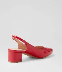 Women DIANA FERRARI Heels-Ollien Red Patent Leather Heels