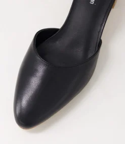 Women DIANA FERRARI Dress|Heels-Omarla Black Natural Leather Heels