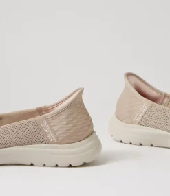 Women SKECHERS Sneakers-On The Go A Taupe Fabric Sneakers