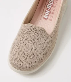 Women SKECHERS Sneakers-On The Go A Taupe Fabric Sneakers