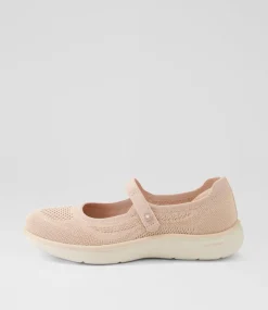 Women SKECHERS Flats-On The Go Flex Radiant Blush Fabric Flat Shoes
