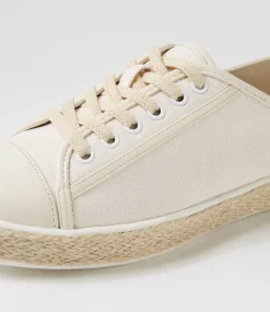 Women I LOVE BILLY Sneakers-Onnie White Fabric Sneakers