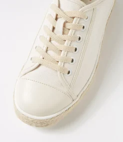 Women I LOVE BILLY Sneakers-Onnie White Fabric Sneakers