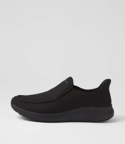 COLORADO Sneakers|Casuals-Orsen Black Knit Sneakers