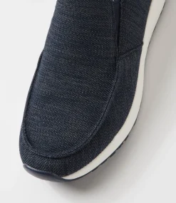 COLORADO Sneakers|Casuals-Orsen Navy Knit Sneakers