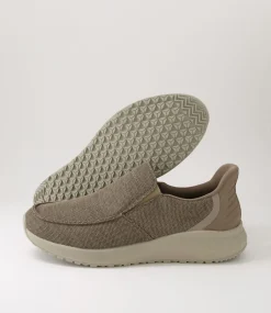 COLORADO Sneakers|Casuals-Orsen Taupe Knit Sneakers