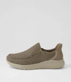 COLORADO Sneakers|Casuals-Orsen Taupe Knit Sneakers