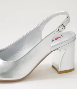 Women I LOVE BILLY Heels|Sandals-Otello Silver Sandals