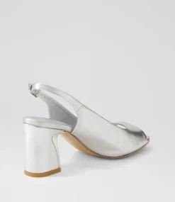 Women I LOVE BILLY Heels|Sandals-Otello Silver Sandals