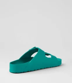 Women COLORADO Comfort|Flats-Palm S Emerald Eva Sandals