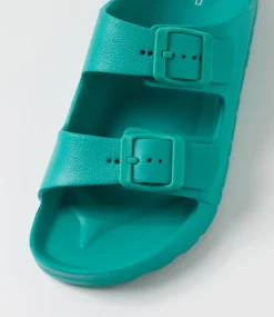 Women COLORADO Comfort|Flats-Palm S Emerald Eva Sandals