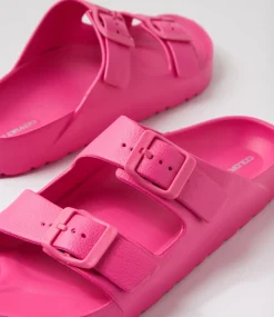 Women COLORADO Comfort|Flats-Palm S Fuschia Eva Sandals
