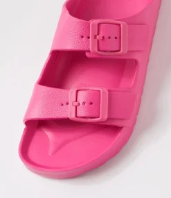 Women COLORADO Comfort|Flats-Palm S Fuschia Eva Sandals