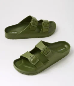 Women COLORADO Comfort|Sandals-Palm S Khaki Eva Sandals