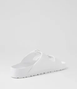 Women COLORADO Comfort|Flats-Palm S White Eva Sandals