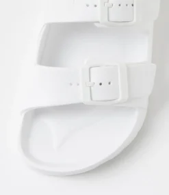 Women COLORADO Comfort|Flats-Palm S White Eva Sandals