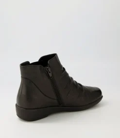 Women SUPERSOFT Boots|Comfort-PANKA BLACK LEATH-ELASTIC