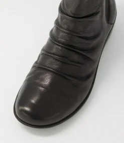 Women SUPERSOFT Boots|Comfort-PANKA BLACK LEATH-ELASTIC