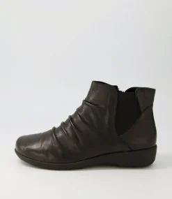 Women SUPERSOFT Boots|Comfort-PANKA BLACK LEATH-ELASTIC