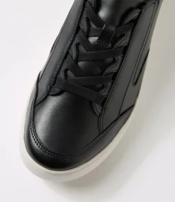Women ROCKPORT Sneakers-Parissa Black Leather Sneakers