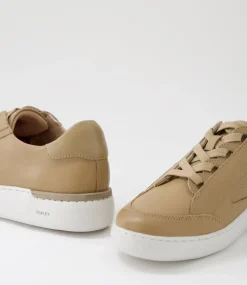 Women ROCKPORT Sneakers-Parissa Mocha Leather Sneakers