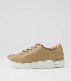 Women ROCKPORT Sneakers-Parissa Mocha Leather Sneakers