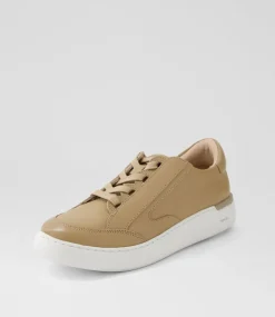 Women ROCKPORT Sneakers-Parissa Mocha Leather Sneakers