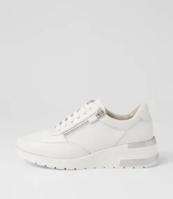 Women SUPERSOFT Comfort|Sneakers-PATTIE SU WHITE WHITE SOLE LEATHER