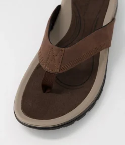 SOLE TECH Casuals|Sandals-PELICAN-S3 BROWN SMOOTH
