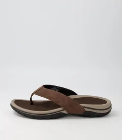 SOLE TECH Casuals|Sandals-PELICAN-S3 BROWN SMOOTH