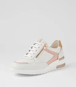 Women SUPERSOFT Comfort|Sneakers-Penelop White Rose Gold Multi Sneakers