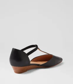 Women DIANA FERRARI Flats-Pepps Black Natural Leather Flat Shoes