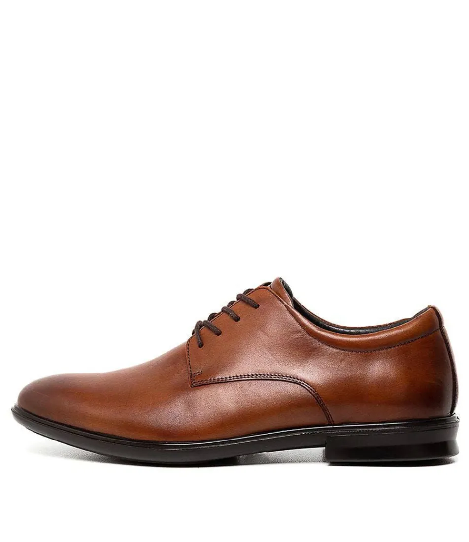 COLORADO Dress Shoes-PERCY DARK TAN LEATHER