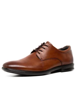 COLORADO Dress Shoes-PERCY DARK TAN LEATHER