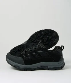 COLORADO Casuals-Pino Black Suede Lace Up Flats
