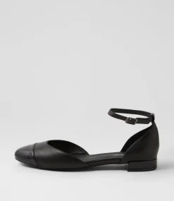 Women DIANA FERRARI Flats-Pitricia Black Patent Leather Flat Shoes