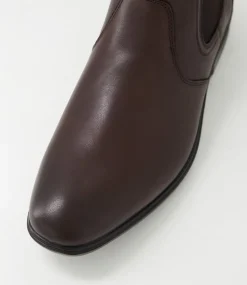 COLORADO Boots|Dress Shoes-Porter Chocolate Full Grain Leather Chelsea Boots
