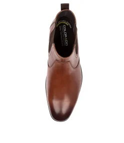 COLORADO Boots|Dress Shoes-PORTER DK TAN LEATHER