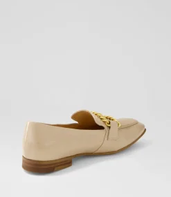 Women TOP END Loafers|Flats-Posatina Cafe Patent Leather Loafers